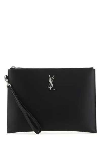 Saint Laurent Clutch In Black