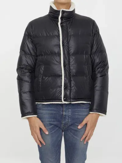 Saint Laurent Down Jacket In Black