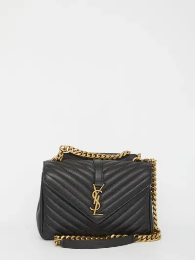 Saint Laurent College Medium Bag In Black