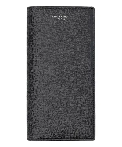 Saint Laurent Continental Wallet In Black