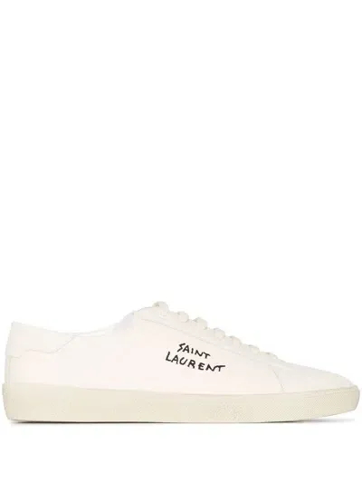 Saint Laurent Court Classic Sl/06 Sneakers In White