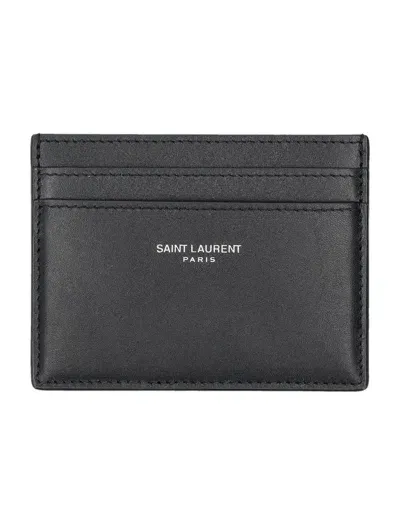 Saint Laurent Credit Card Case In Black