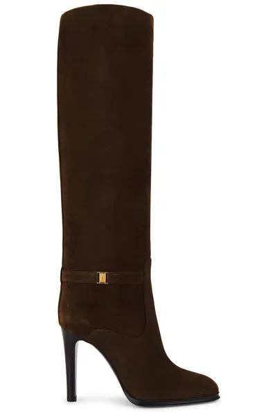 Saint Laurent Diane Boot In Land