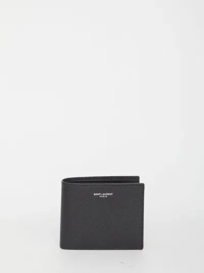 Saint Laurent East/west Wallet In Black