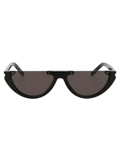 Saint Laurent Eyewear In 001 Black Black Black