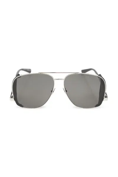 Saint Laurent Eyewear Aviator Sunglasses In Black