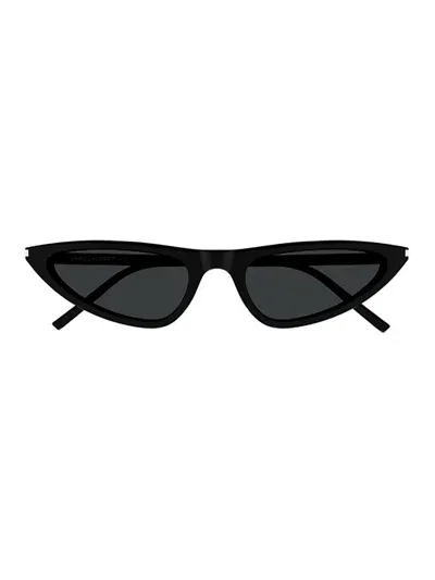 Saint Laurent Eyewear Cat In Black