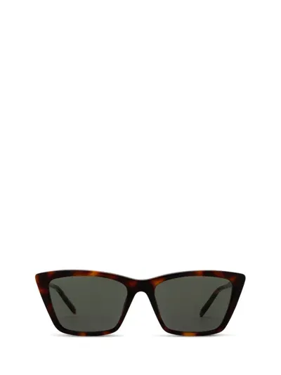 Saint Laurent Eyewear Cat Eye Frame Sunglasses In Multi