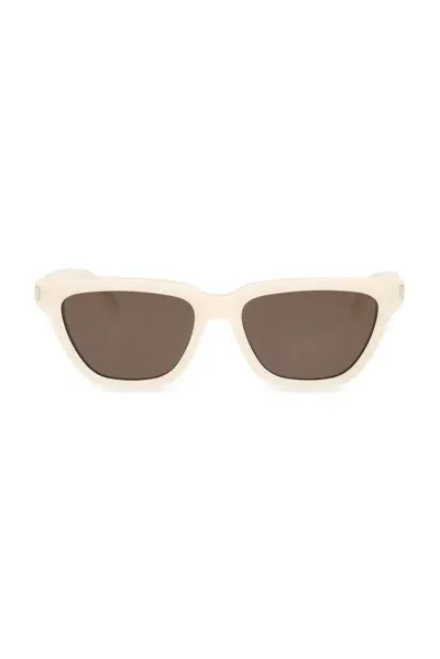 Saint Laurent Eyewear Cat In White