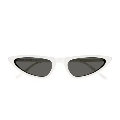 Saint Laurent Eyewear Cat In White