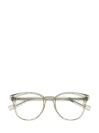 Saint Laurent Eyewear Eyeglasses In Beige