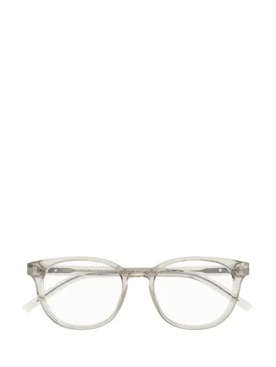 Saint Laurent Eyewear Eyeglasses In Beige