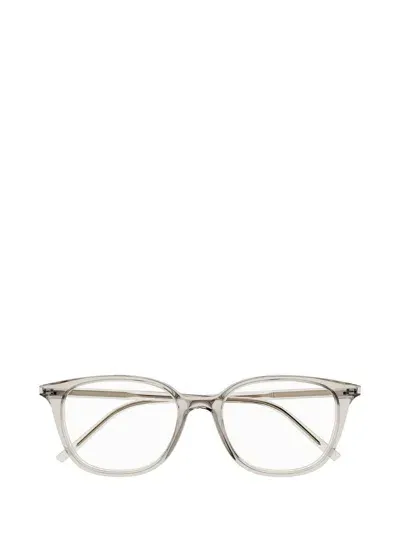 Saint Laurent Eyewear Eyeglasses In Beige