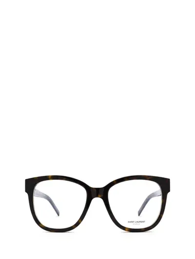 Saint Laurent Eyewear Eyeglasses In Brown