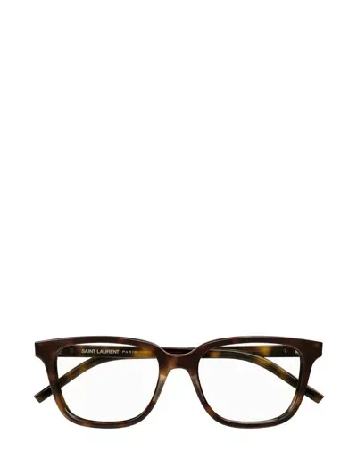 Saint Laurent Eyewear Eyeglasses In Brown