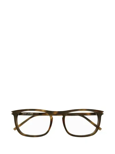 Saint Laurent Eyewear Eyeglasses In Brown