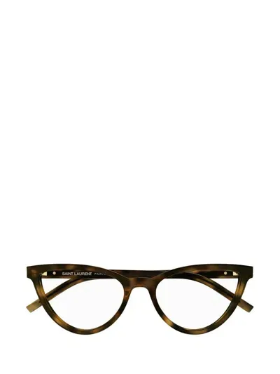 Saint Laurent Eyewear Eyeglasses In Brown