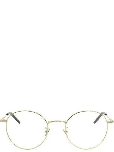 Saint Laurent Eyewear Eyeglasses In Gold