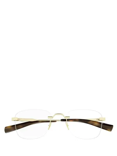 Saint Laurent Eyewear Eyeglasses In Gold