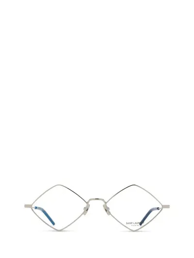 Saint Laurent Eyewear Eyeglasses In Silver