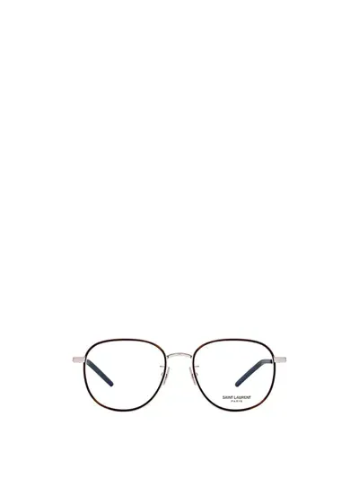 Saint Laurent Eyewear Eyeglasses In Silver