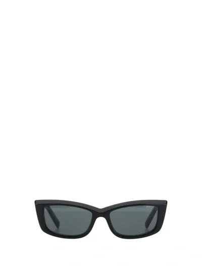 Saint Laurent Eyewear Rectangular Frame Sunglasses In Black