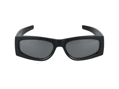 Saint Laurent Eyewear Rectangular Frame Sunglasses In Black