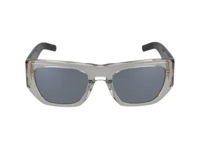 Saint Laurent Eyewear Square Frame Sunglasses In Beige