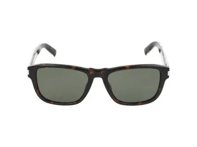 Saint Laurent Eyewear Square Frame Sunglasses In Brown