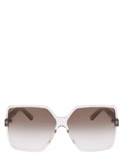 Saint Laurent Eyewear Sunglasses In Beige