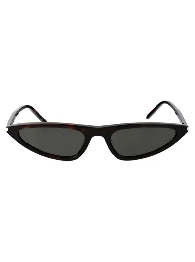 Saint Laurent Eyewear Sunglasses In Brown