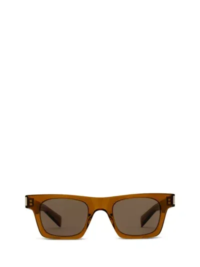 Saint Laurent Eyewear Sunglasses In Brown