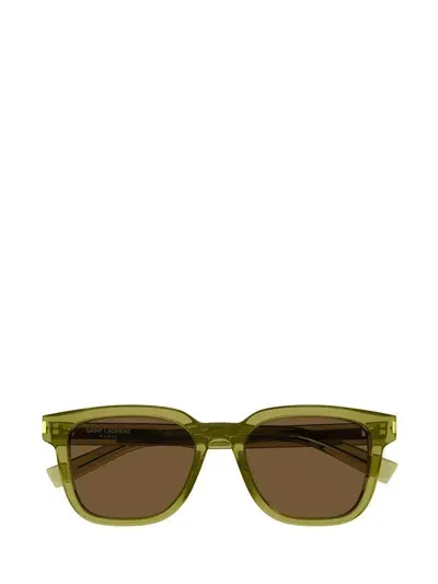 Saint Laurent Eyewear Sunglasses In Green