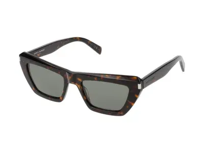 Saint Laurent Eyewear Sunglasses In Havana