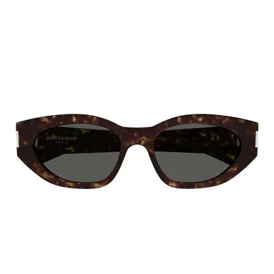 Saint Laurent Eyewear Sunglasses In Havana