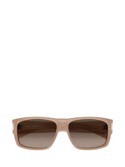 Saint Laurent Eyewear Sunglasses In Orange