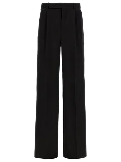 Saint Laurent Flared Pants In Black