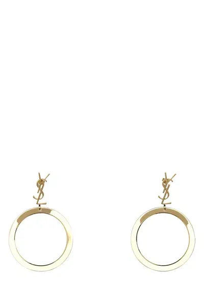 Saint Laurent Earrings In Golden