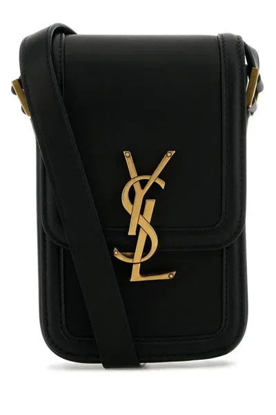 Saint Laurent Handbags. In Black