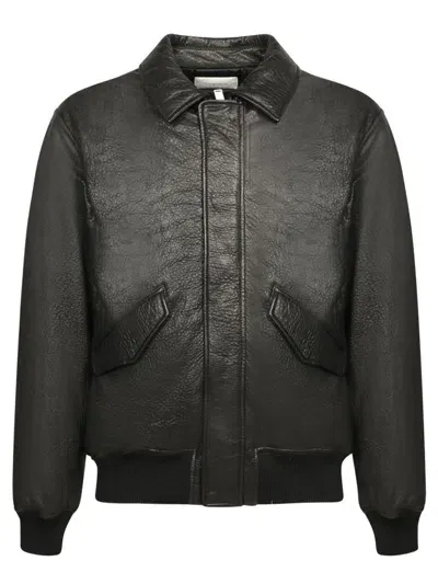 Saint Laurent Black Oversized Bomber