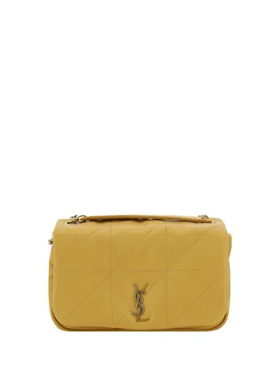 Saint Laurent Jamie 4.3 Mini Chain Bag In Yellow