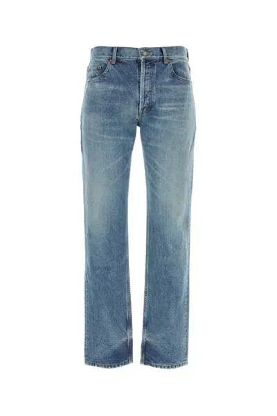 Saint Laurent Denim Jeans In Blue