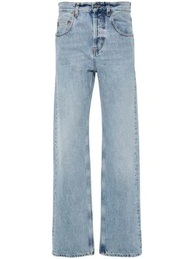 Saint Laurent Jeans In Clear Blue