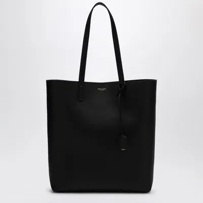 Saint Laurent Large Shopping N/s Bag In Black