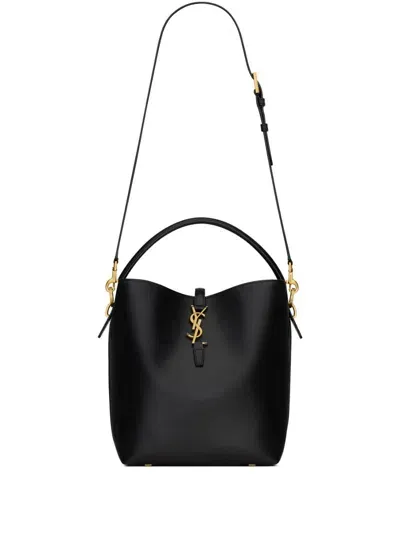 Saint Laurent Le 37 Bucket Bag In Black