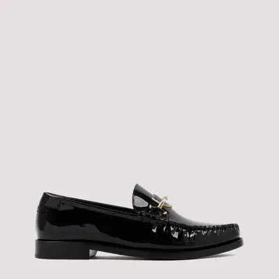 Saint Laurent Le Loafer Leather Loafers In Black