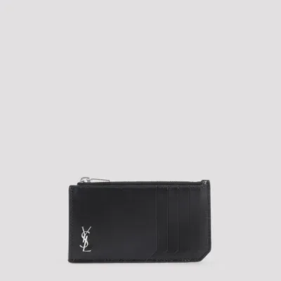 Saint Laurent Wallet In Black