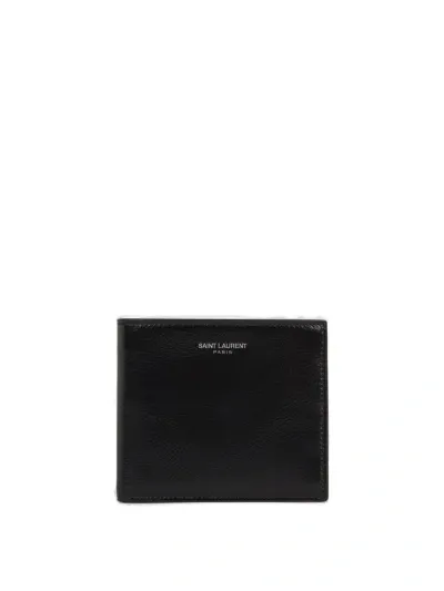 Saint Laurent Logo Lettering Bi In Black