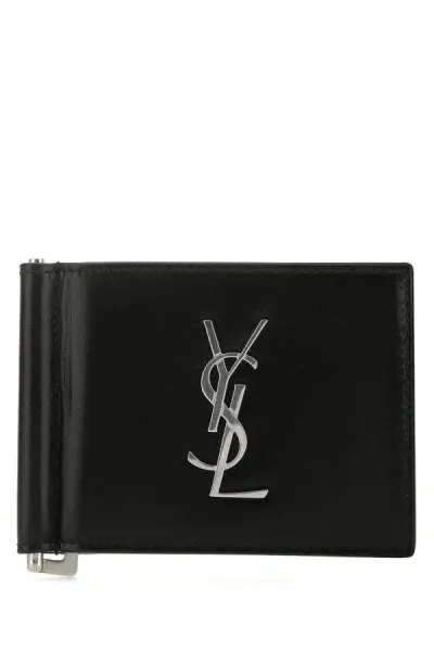 Saint Laurent Wallets In Black