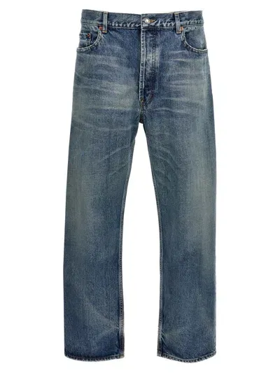 Saint Laurent Mick Jeans In Blue